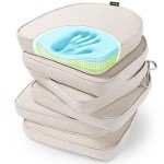 SUNROX Reversible Memory Foam Chair Cushions - Set of 6