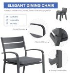 Expandable 7-Piece Outdoor Dining Set with Chairs