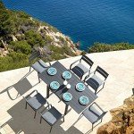 Expandable 7-Piece Outdoor Dining Set with Chairs