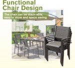 Light Grey 7-Piece Patio Dining Set with Chairs