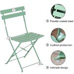 Sage Green 3-Piece Folding Bistro Set