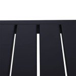 3-Piece Rattan Patio Bar Set with Cushions