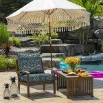Outdoor Deep Seat Cushion Set - Sapphire Blue