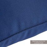 Blue Outdoor Deep Seat Cushion Set - 2 Pieces