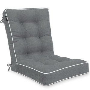 Dark Gray Rocking Chair Cushion Set for Outdoors