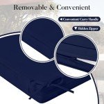 Navy Outdoor Chair Cushions Set of 4