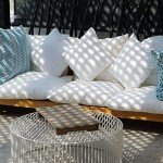 Fixwal Set of 4 Waterproof Outdoor Pillow Inserts