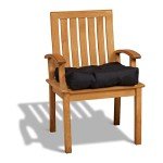 Water-Resistant Square Patio Seat Cushions - 2 Pack