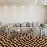 Reversible Outdoor Mat - Black & Brown Lattice