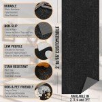 Non-Slip Rubberback Outdoor Runner Rug 3x10