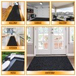 Non-Slip Rubberback Outdoor Runner Rug 3x10