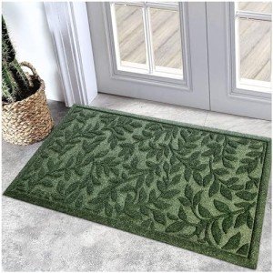 Durable Welcome Mat with Non-Slip Design, 17x30 Inch