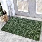 Durable Welcome Mat with Non-Slip Design, 17x30 Inch