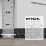 Non-Slip Rubberback Outdoor Runner Rug 3x10