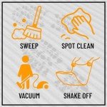 Non-Slip Rubberback Outdoor Runner Rug 3x10