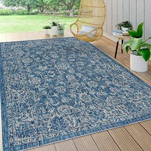 Bohemian Floral Indoor/Outdoor Area Rug 5' x 8