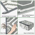 Weatherproof Reversible Camping Rugs for Outdoor Fun