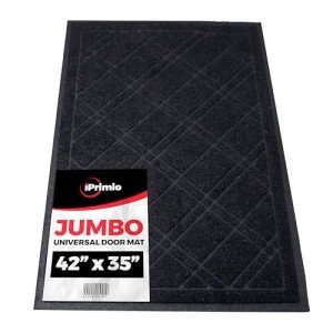 Plaid Universal No-Slip Door Mat - 42 x 35 Inch