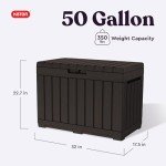 Keter Kentwood 50 Gallon Resin Deck Box
