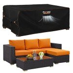 Waterproof Patio Furniture Set Cover 90"x65"x28