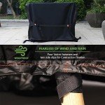 Waterproof Patio Furniture Set Cover 90"x65"x28