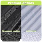 Waterproof Outdoor Stacked Chair Cover in Black