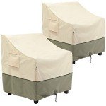 COSFLY Waterproof Patio Chair Covers (2 Pack)
