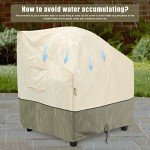 COSFLY Waterproof Patio Chair Covers (2 Pack)