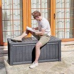 YITAHOME 120 Gallon Waterproof Outdoor Storage Box