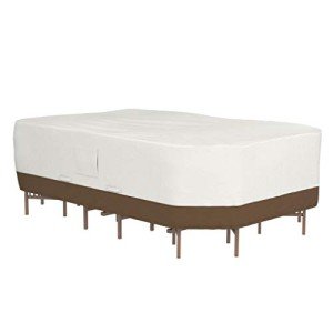 Outdoor Patio Table & Chair Cover - Large Tan