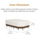Outdoor Patio Table & Chair Cover - Large Tan