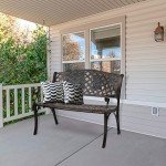 VINGLI 40.5" Bronze Outdoor Garden Bench