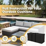 Extra Large Waterproof Patio Cushion Storage Bag