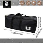 Waterproof Storage Bag for Patio Cushions, Black
