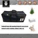 Waterproof Storage Bag for Patio Cushions, Black