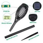 Flickering Flame Solar Torch Lights for Outdoors