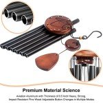 Large Aluminum Wind Chimes for Outdoor Zen Decor