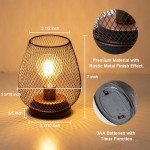 Set of 2 Battery-Operated Outdoor LED Lanterns