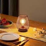 Set of 2 Battery-Operated Outdoor LED Lanterns