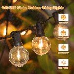 100ft Outdoor G40 LED Globe String Lights Set