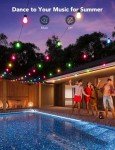 Govee 48ft Outdoor RGBIC String Lights Set