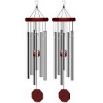 Personalized Large Memorial Wind Chimes - 2 Pack
