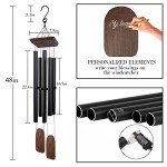 48" Deep Tone Wind Chimes for Outdoor Decor