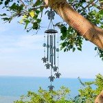 Sea Turtle Wind Chime with 4 Aluminum Tubes