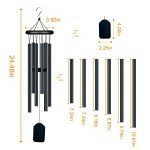 Elegant Garden Wind Chimes with Aluminum Tubes