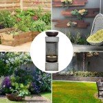 Bumilgar Outdoor Waterfall Fountain with Lights