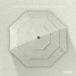 10ft 3-Tier Solar Patio Umbrella with Lights