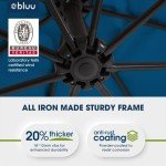 Royal Blue 10ft Offset Patio Umbrella with Tilt