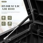 Flamaker 120 Gallon Waterproof Resin Deck Box