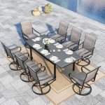 Sophia & William 9-Piece Outdoor Dining Set